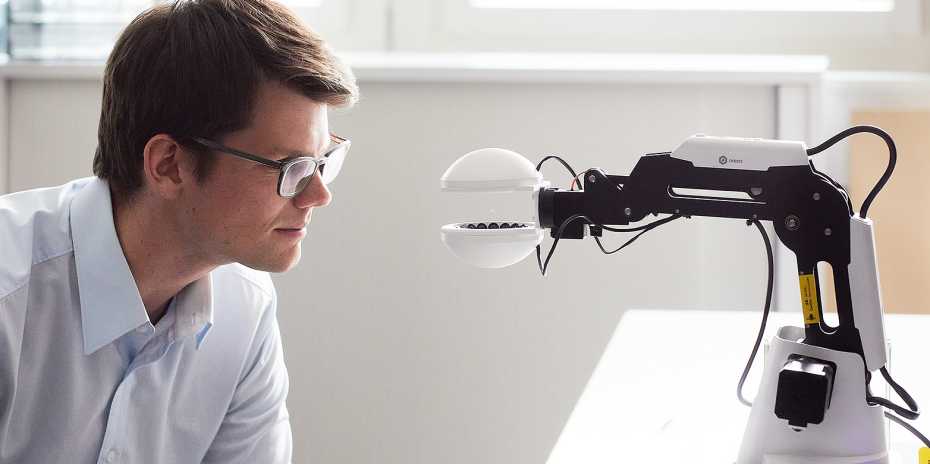 A new robot is set to be able to grip objects without actually touching them.